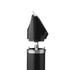 Black body groomer with detachable trimmer head on a transparent background