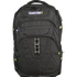 Black backpack with 'TRANSFORM-U' branding on a transparent background