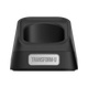Black charging stand with 'TRANSFORM-U' label on a white background