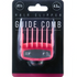 Pink hair clipper guide comb in packaging 
