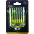 Hair clipper guide comb with packaging on a white background