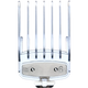 Hair clipper comb attachment on a transparent background
