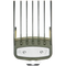 Hair clipper comb attachment with brand logo on a transparent background