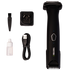 Black body grooming tool with accessories on a transparent background