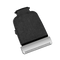 Black and silver body groomer blade on a transparent background