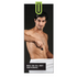 Product packaging for full body hair removal with a man on a black background