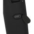 Black body groomer with a USB-C port on a transparent background