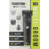 Multi-function hair trimming tool with attachments on a green and black background