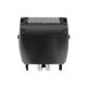 Black foil shaver head on a transparent background