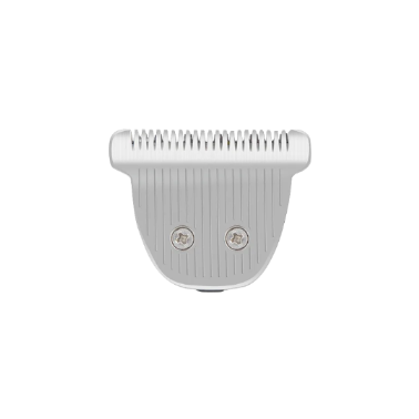 White electric trimmer head on a transparent background