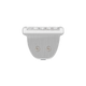 White electric trimmer head on a transparent background