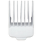 white magnetic guide comb on a transparent background