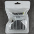 Clear plastic nose trimmer packaging with 'Transform-U' branding on a gray background