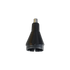 Black nose and ear hair trimming attachment on a transparent background