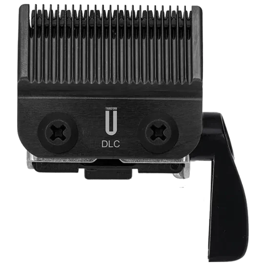 Black hair clipper blade on a transparent background