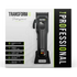 a black hair clipper box with features displayed on a transparent background