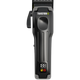 black hair clipper with digital display on a transparent background