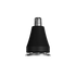 Black and silver nose and ear hair trimmer on a transparent background