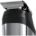 Close-up of a hair trimmer head on a transparent background