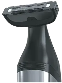 Black body groom attachment on a transparent background
