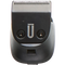 Black and silver hair trimmer head with 'Transform U' branding on a transparent background
