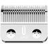 Hair clipper blade labeled 'Taper' on a white background