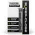 Hair trimmer with packaging labeled 'Super-Close' on a transparent  background