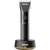 a black hair clipper on a black stand with TRANSFORM-U logo against a transparent background