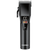 Black hair clipper with digital display on a transparent background