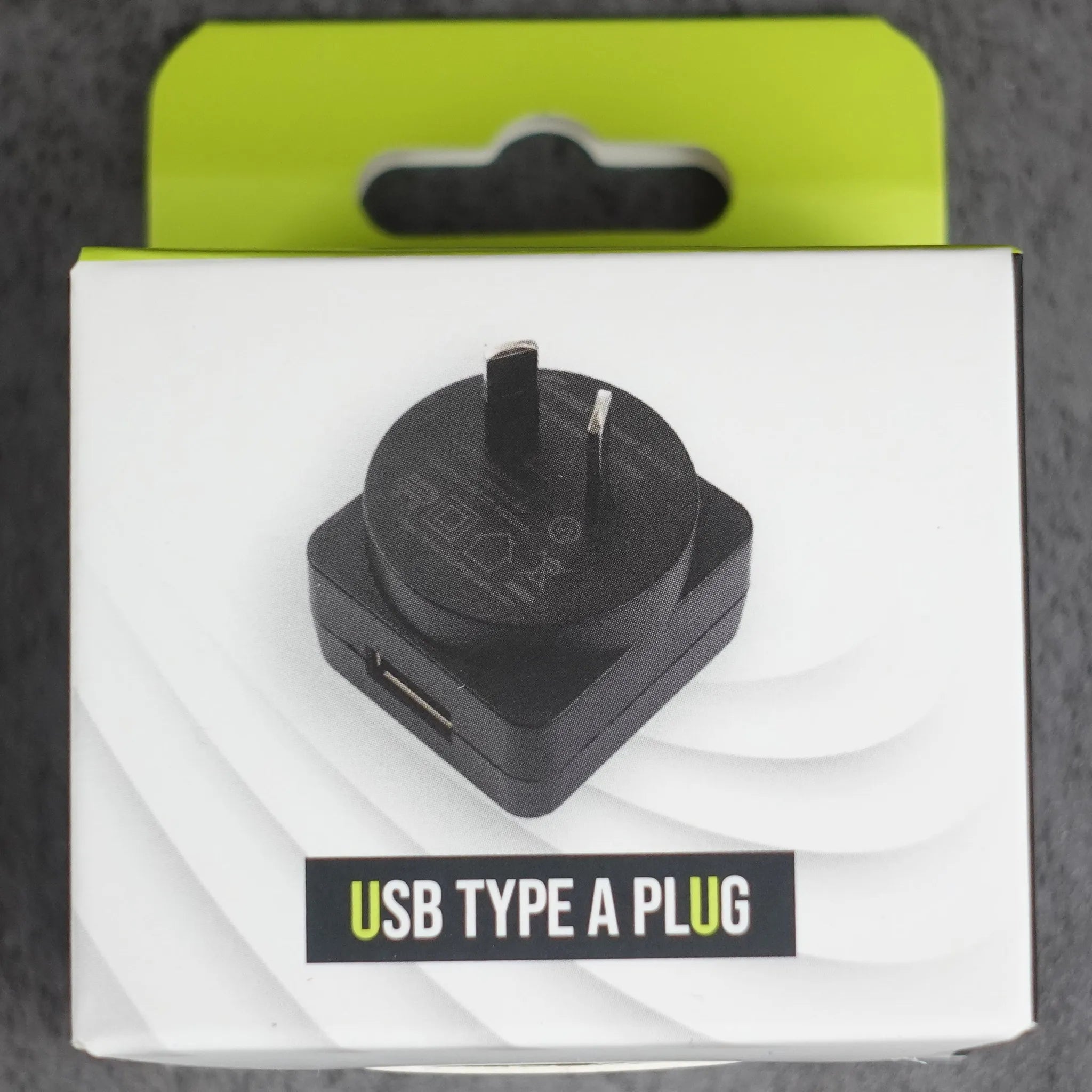 USB Type A plug in its packaging